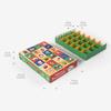 24-Grid DIY Christmas Surprise Box with Snap-Button Closure (5-Pack)