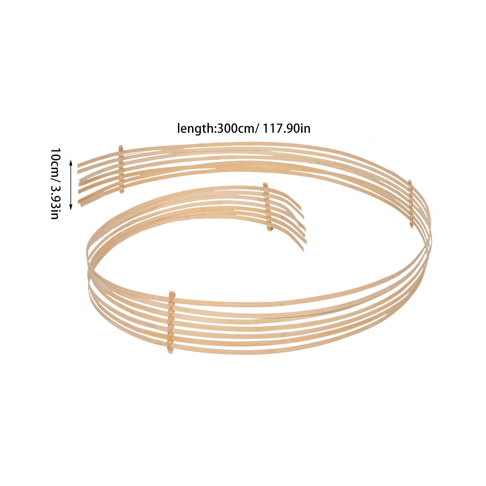

300cm Long 10cm Width Bamboo Wedding Strip Bohemian Strips Ornament Wall Decor Table Centerpieces For Festival Celebrations