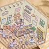 Decorative Visual Stacking Sticker DIY Landscape Notebook Sticker Miniature Scene 3D Stickers