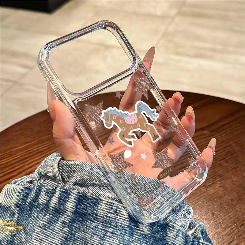 

Compatible with Apple iPhone 17 Pro Max, Personalized Full Coverage Drop-Proof Transparent Case iPhone 16 Pro
