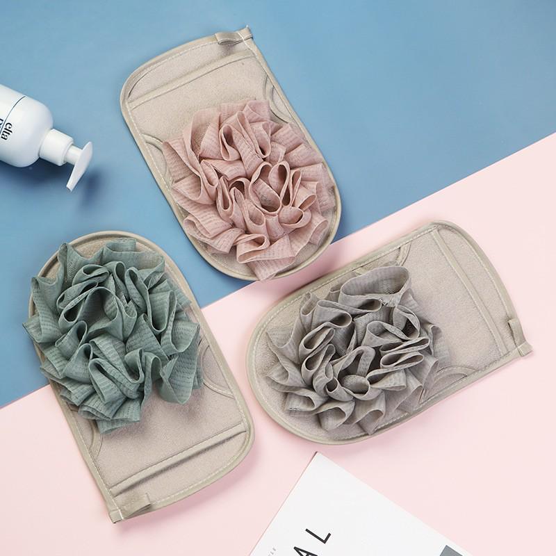 Dual-Use Coarse Grit Exfoliating Mitt – Powerful Mud Removal Bath Towel for Adults