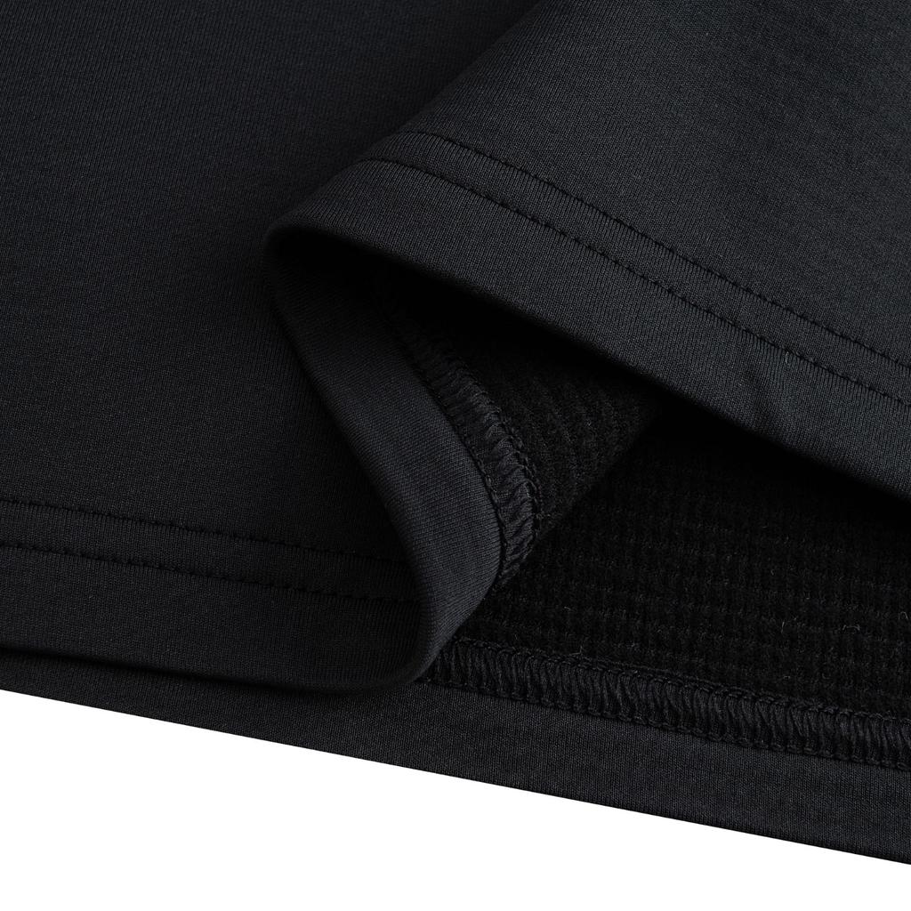 Anta Outdoors Long Sleeve Knitted Shirt Winter T-Shirt Men Tops Basic-Black 952546403-2