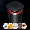 Glow in The Dark Car Ashtray Cup with LED Light Metal Liner Automatic Pop Sealing Ring for Smoke Control Portable