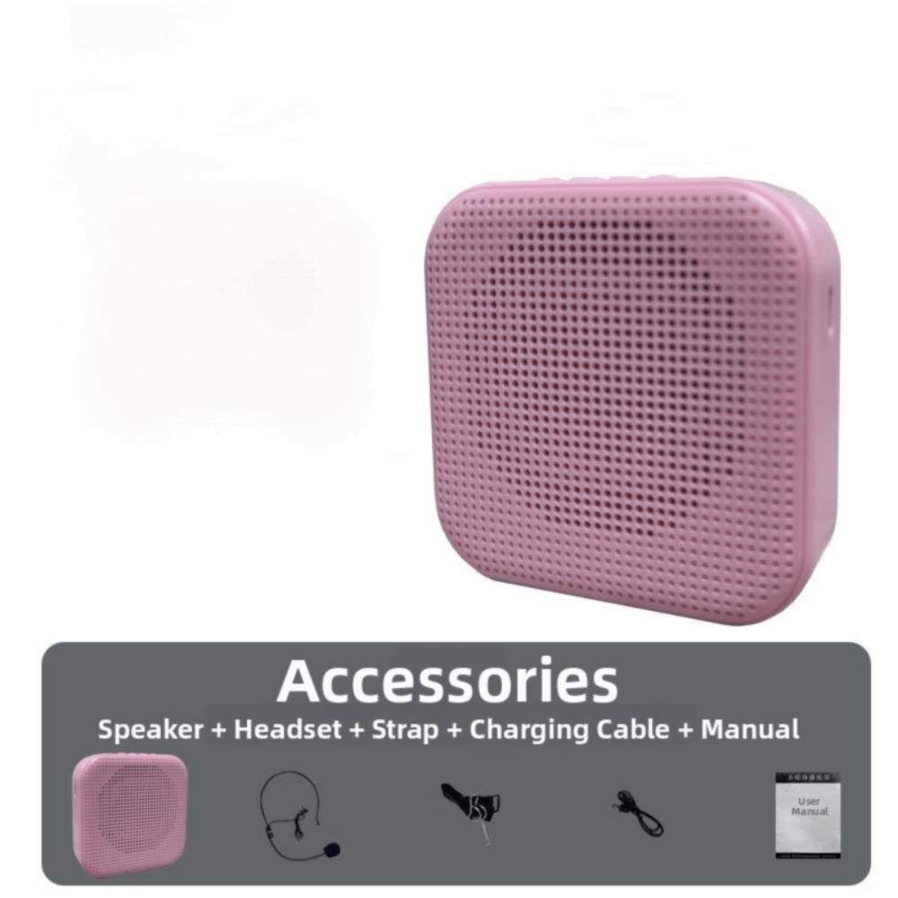 Rechargeable Microphone Speaker Ultralight Loudspeaker Voice Amplifier  Outdoor Use