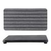 Vassoio Asciugante in Terra di Diatomee con Piedini Antiscivolo 21x10 cm Assorbente Asciugatura Rapida Superficie Piana per Cucina Bagno Uso Domestico