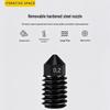 Iterative Space Hardened Steel Detachable Nozzle for Bambu Lab 3D Printers (3-Pack)