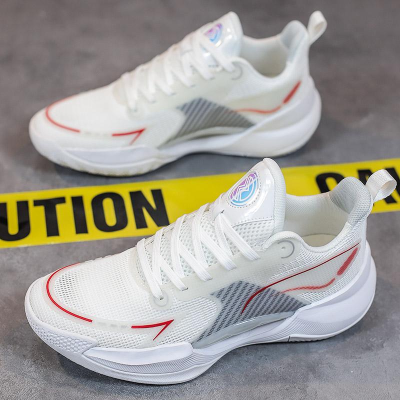 Autumn New Mesh Breathable Basketball Sports Shoes Sports Shock Absorption Casual Running Tide Shoes