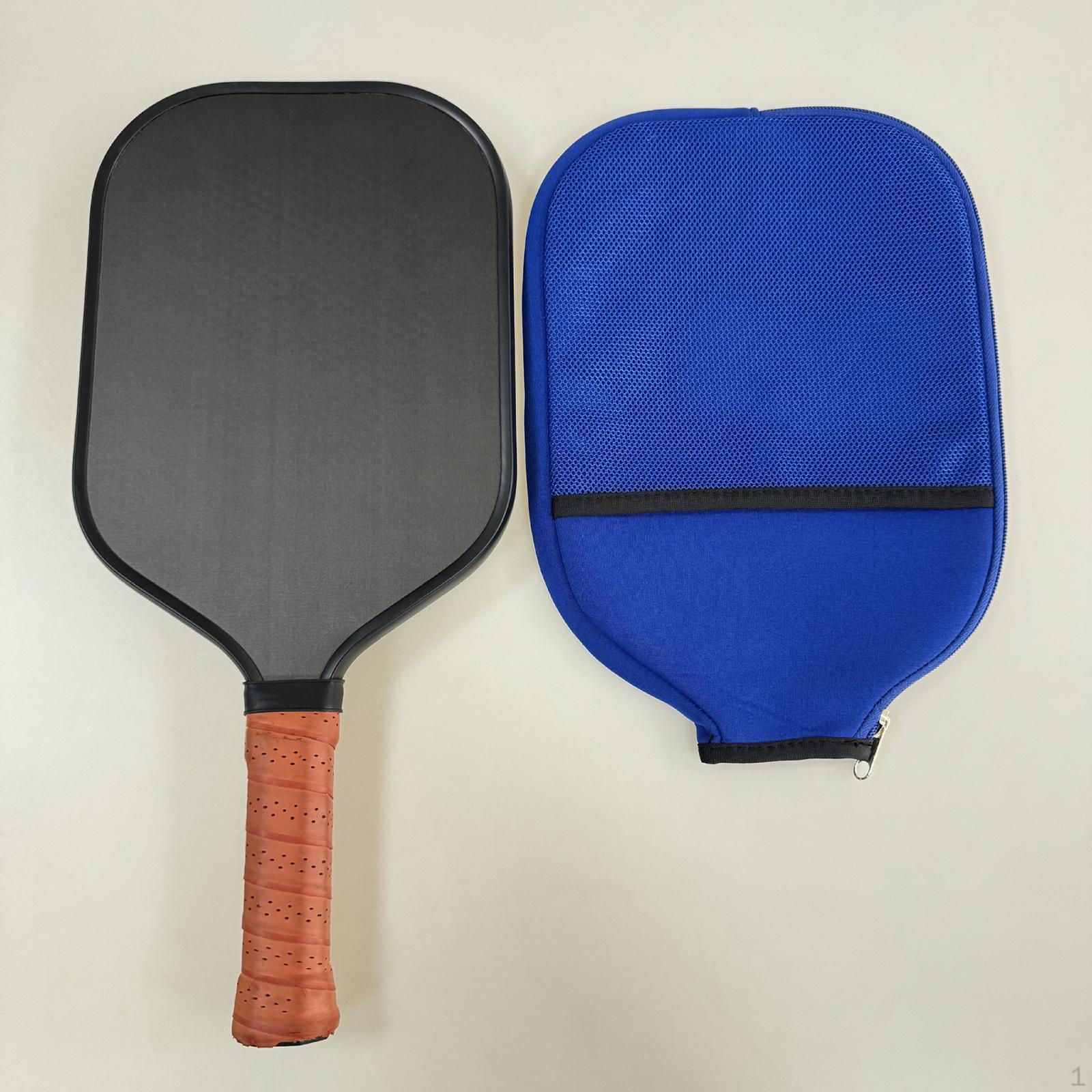 

Чехол для ракетки Pickleball Paddle из неопрена защитит вашу застежку-молнию синий