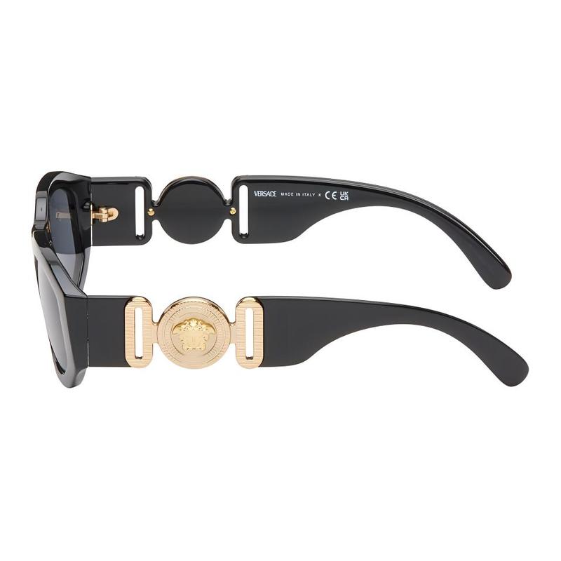Versace Fashion trend acetate fiber irregular sunglasses same 0VE4361000GB187-Black 55 Asian version: OVE4361F-GB1/87