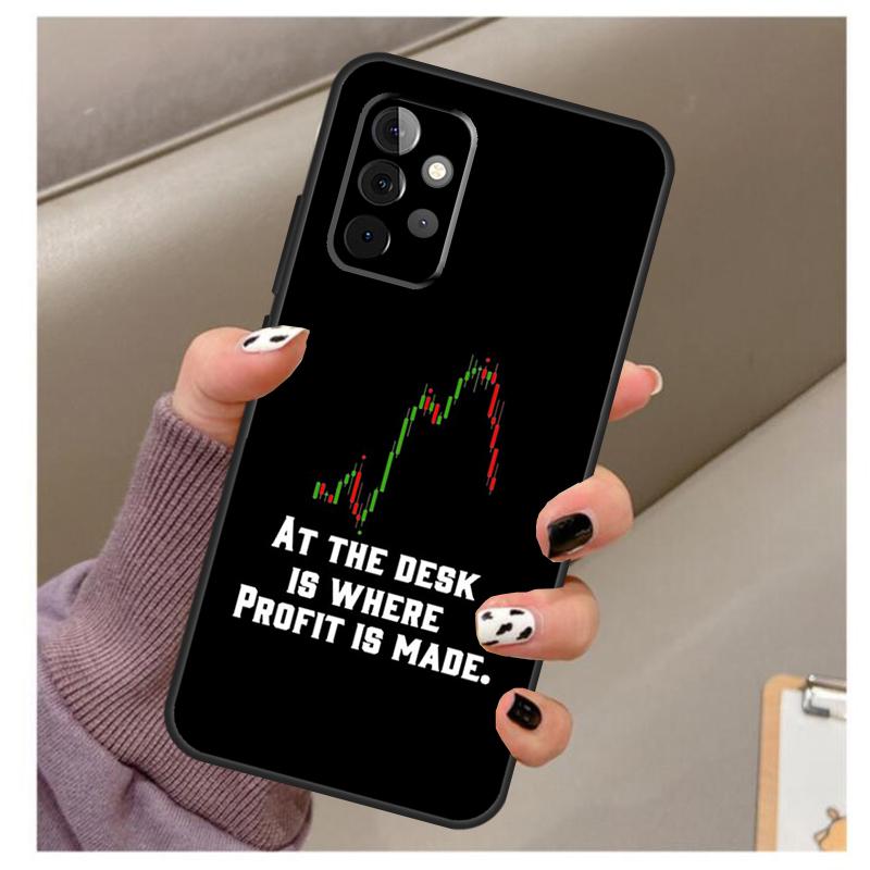 Day Trader Trader Trading Case For Samsung Galaxy A33 A13 A53 A34 A54 A14 A15 A16 A26 A36 A56 A12 A32 A52 A06 A35 A55