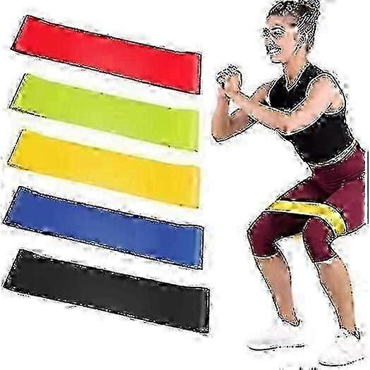 PDIN-Resistance Bands Set Premium Elastic Bands Exercise Set Levels For Home Gym Long Exercise Workout Skin-friendly For Training, Yoga Class And Phys