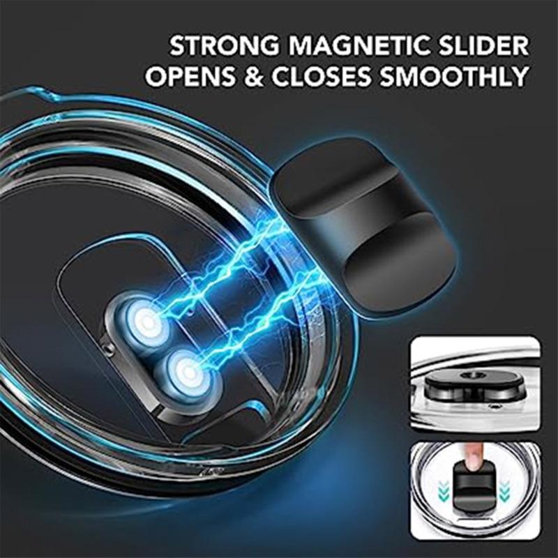 Durable Lid Cup Replacement Part Mug Replacement Lid Leakproof Cup Cover Plastic Material Suitable for 20OZ/30OZ Cups