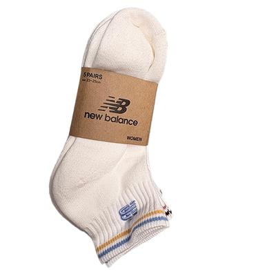 New Balance Women's Pile Cushion Quarter Socks 5 Pairs SNB60507