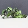 Y2K Rhinestone Skull & Snake Punk Belt - Unisex Leather with Rivet Decoration