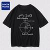Vêtements d'été Physique Chimie Mathématiques Formule d'Euler-Fourier Imprimé T-shirts Haut Polyvalent Surdimensionné Unisexe T-shirt 2026