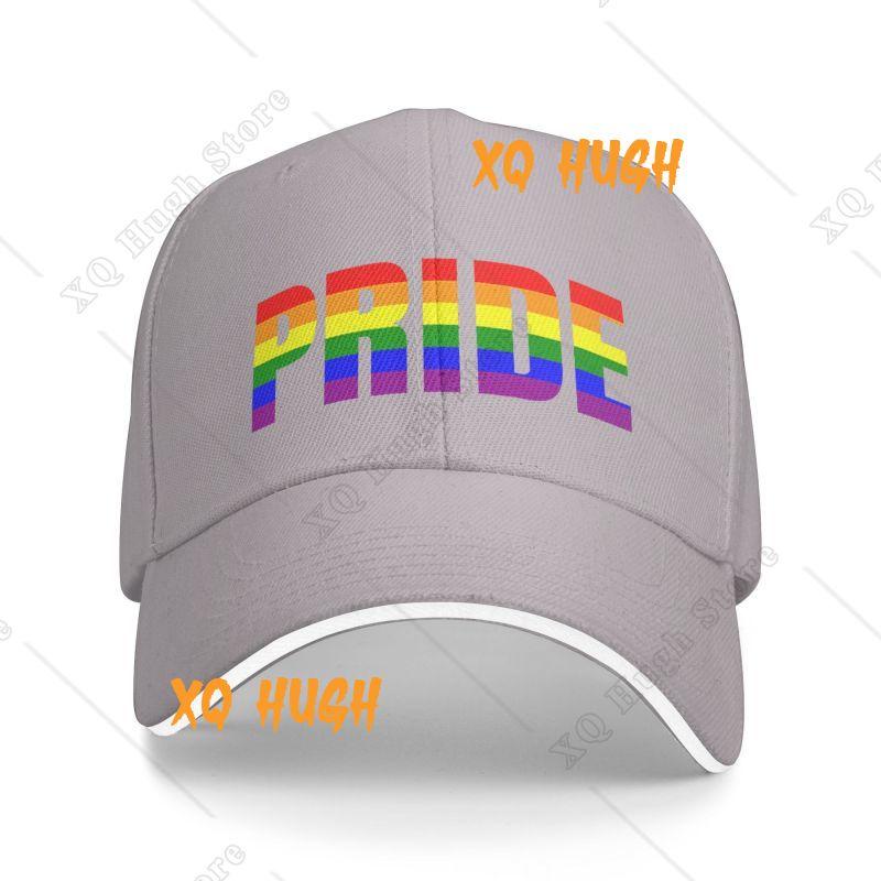 Personalisierte Gay Pride Baseballkappe Outdoor Herren Damen Verstellbar Regenbogen LGBT Papa Hut Herbst
