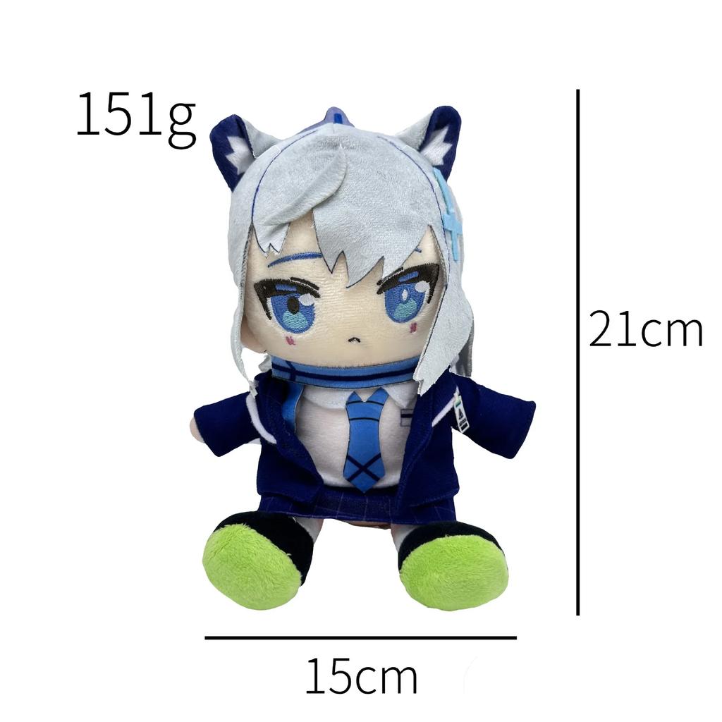 Hololive Dino Gura Plush Toy Gawr Shark Stuffed Dolls Baby Animals Virtual YouTuber Plushies Figure Pillow Kid Christmas Gifts