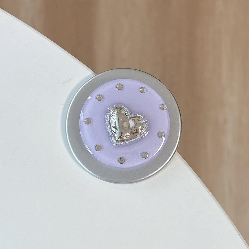 Korean Style Magnetic Phone Holder & Ring Stand for Desktop Drama Viewing
