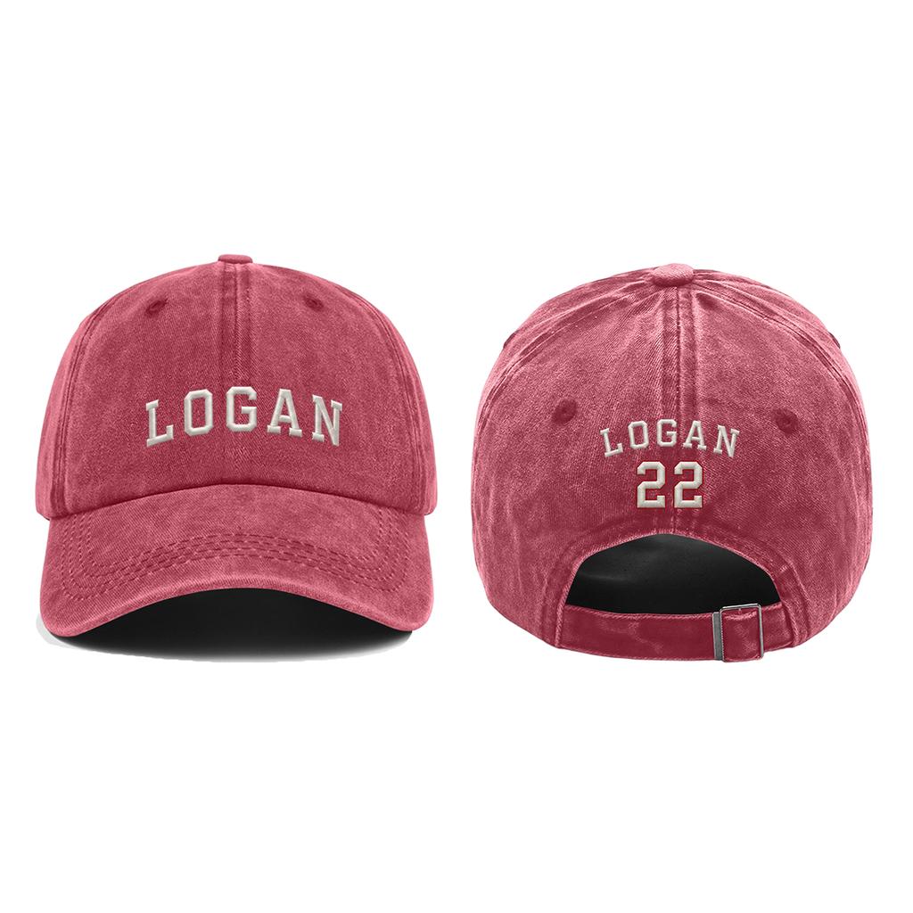 Vintage Washed Cotton Baseball Cap Adjustable Soft Top Distressed Retro Style Embroidered Logo Casual Outdoor Hat for Everyday Use