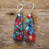 Ethnic Style Natural Stone Emperor Stone Water Drop Earrings Earrings Light Luxury Jewelry Earrings