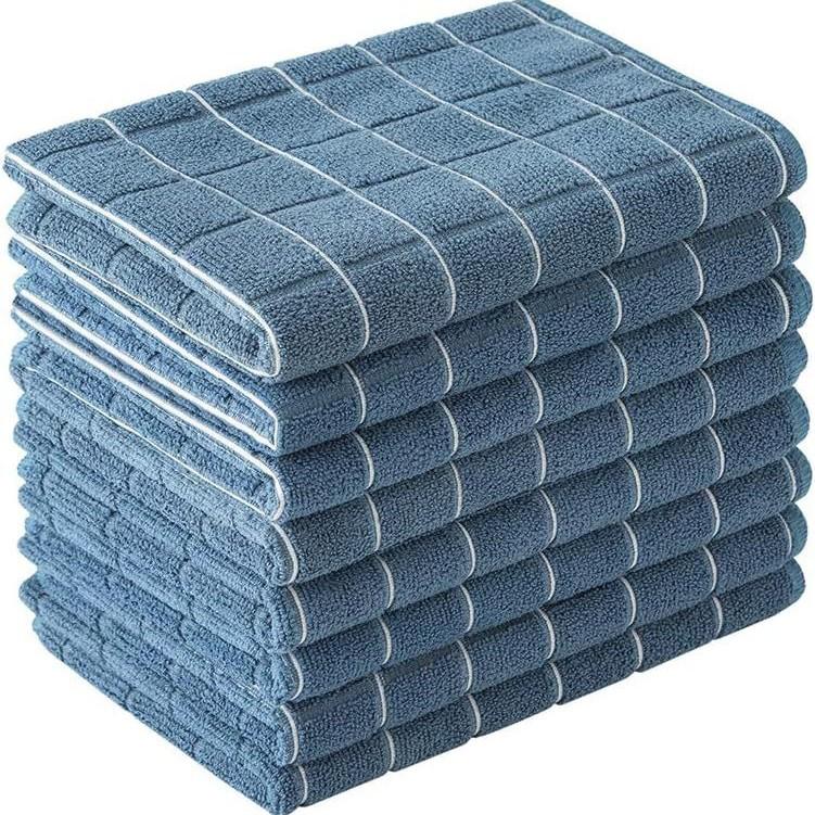 Barista Bar Towel Coffee Machine Milk Tea Shop Special Rag Suction Cleaning Cloth White Small Square Towel Hand Towel