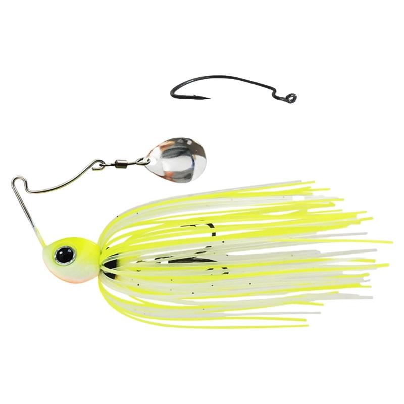 Swim Jig Lures Fishing Lures Buzzbaits with Skirt & Hook Jig Head Lures Fishing Tackle Accessories Spinnerbait