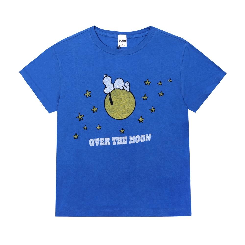 

Leedon 024 02wcgt320 ClaSSic Snoopy Moon Women S Short Sleeve Tee 024-02WCGT320 (L)