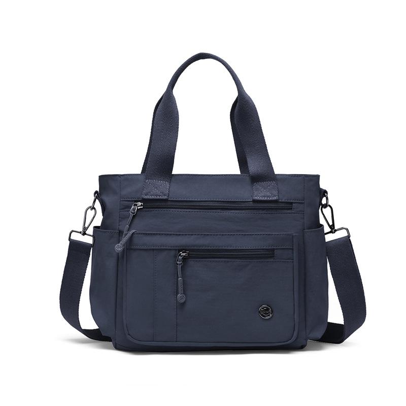 

Женская сумка через плечо, легкая нейлоновая сумка, большая вместимость, сумка через плечо темно-синий