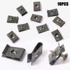 10PCS Auto Self-tapping Screw U-clamp Piece
