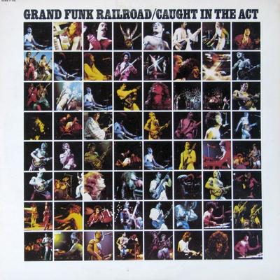 LP Record GRAND FUNK RAILROAD  Caught In The Act  Live  Embosse SABB11445 CAPITOL 1975 US Rock Used