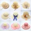 Summer Straw Hat Big Brim Fashionable Flower Sweet Seaside Vacation Beach Breathable Sun Protection Sun Hat Women's