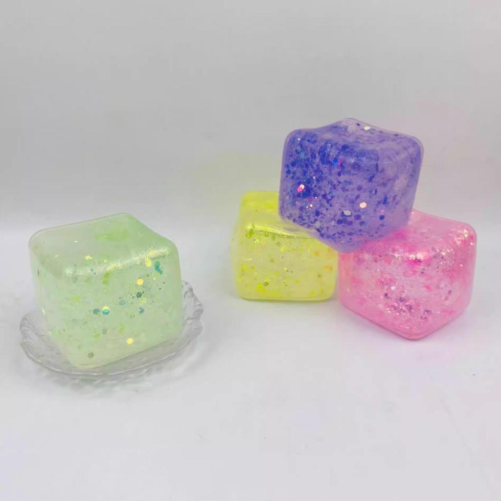 Tofu Kneadable Maltose Ice Cube Slow Rebound Stress Relief Toy