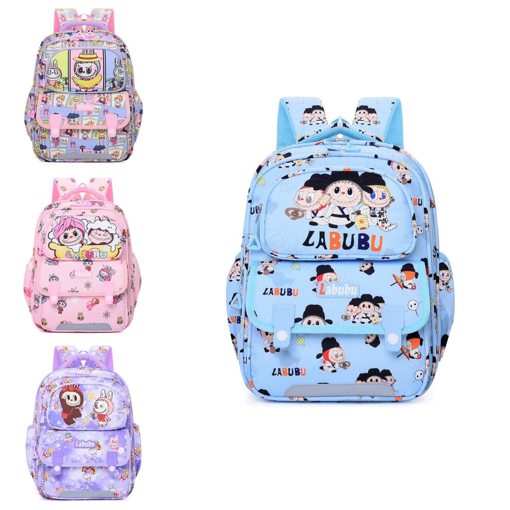 Cute Cartoon Labrador Backpack For Kids Durable Nylon School Bag For Boys And Girls