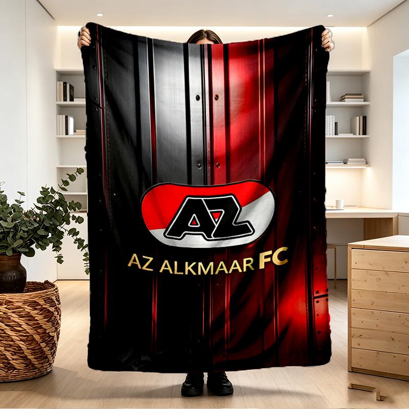 AZ Alkmaar Print Blanket - Soft & Comfortable, for Bedroom, Travel, Sofa, Home Decoration - Birthday Christmas Gift for Friend