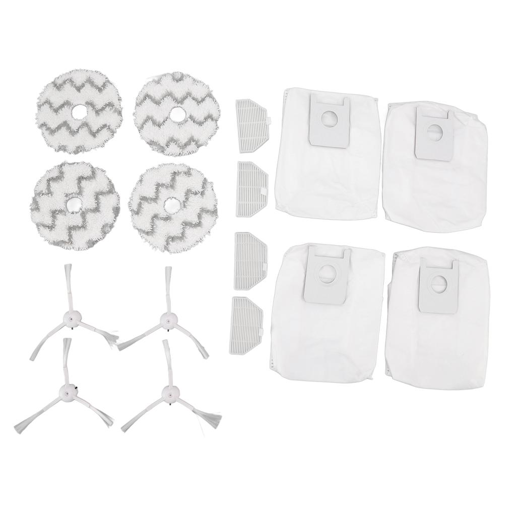 Dust Bag Filter Rag Side Brush Set Robot Vacuum Cleaner Accessories for Roidmi EVA SDJ06RM