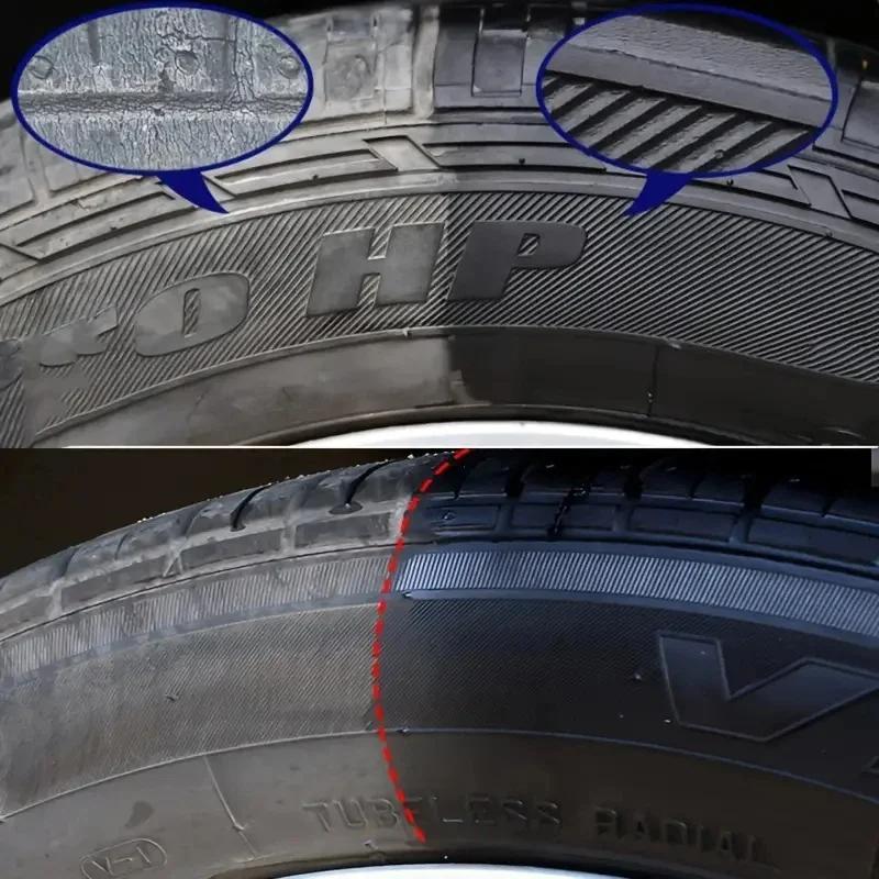 NEW Tire Shine & Protection Cream - Long-Lasting Gloss Enhancer for Cars, Fit, Brightens Dark Tires, Durable Shine for Tires and