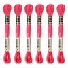 6 Skeins Embroidery Floss, Gradient Colors Polyester Embroidery Threads Bracelets String for Cross-Stitch Hand Embroidery