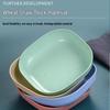 Compact Japanese Bone Disposal Plate - Plastic Dining Table Accessory