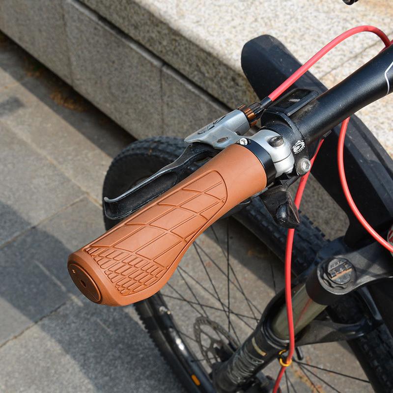 Fiets Handvatten Zacht Rubber Voor Mtb Mountainbike Schokbestendig Anti-Slip Stuurhoes Lock On Ergonomisch Fietsen Stuur Onderdelen
