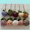 Wedding Hydrangea Silk Bouquet Artificial Flower For Party Home Hotel Ornament