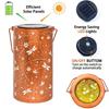 Butterfly/Flower Hanging  Solar Lanterns Solar Powered Wind Chime Hanging Lamp  Home Decoration