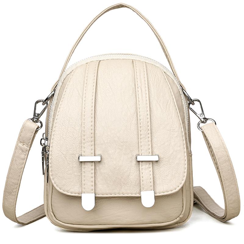 

Модная однотонная женская сумка через плечо из искусственной кожи, новая универсальная сумка для поездок на работу, повседневная сумка бежевый