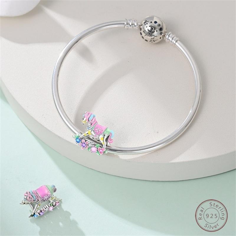 Copper Charm Bead Mother'S Day Love Heart Family Pendant Fits Bracelet Womens Jewelry Gift