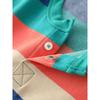 American Retro Henley Shirt Men Heavy Weight Pure Cotton Minimalist Henry Collar Stripes Short Sleeve T-shirt Export Menswear T-shirt