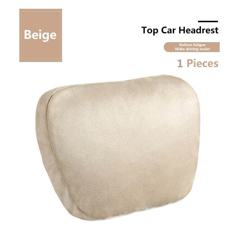 

New Car Headrest Neck Support Seat / Maybach Design S Class Soft Black Universal Adjustable Car Neck Lumbar Pillow Rest Cushion