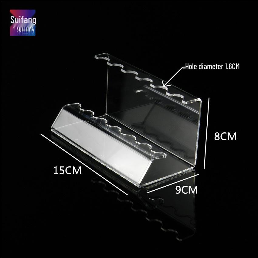 Clear Acrylic Makeup & Stationery Organizer: Pen, Eyebrow Pencil, Lip Gloss, Mascara, and Brush Holder Display Stand