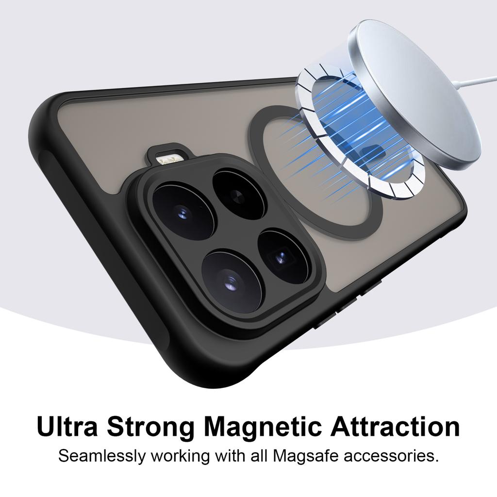 Luxus Durchsichtig Für Magsafe Hülle Für 17T 15T Pro Poco M8 X8 Pro Max Magnetische Armor Abdeckung Für Redmi Note15 Pro Plus