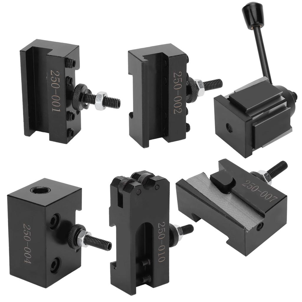 2500 Werkzeughalter-Kit, Keilkolben-Werkzeughalter aus Schnellarbeitsstahl für CNC-Drehwerkzeuge