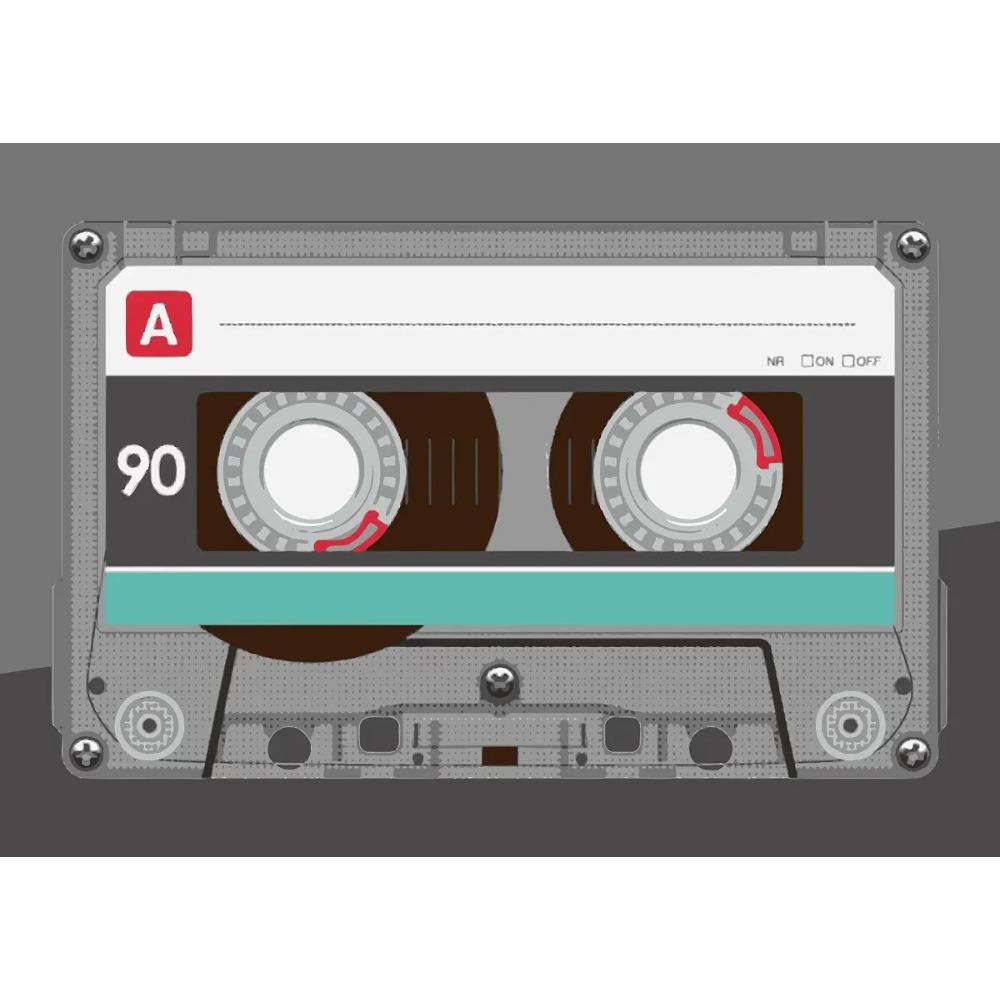 Classic Pop Golden Vinyl Record Cassette Tape Poster Music Modern Prints Canvas Painting Wall Art Picture Home Living Room Decor