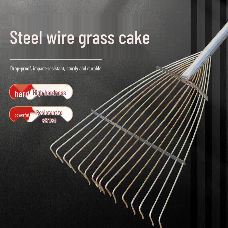 14-Tooth Steel Garden Rake
